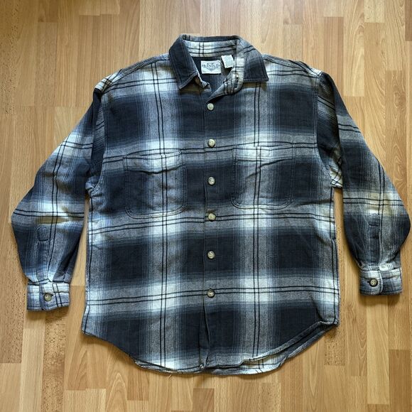 CZ Basics Blue Plaid Shirt (Men's Size M) Long Sleeve Casual • Code Zero - Picture 1 of 6